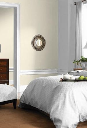 relaxing vibes in your bedroom with our new linen paint