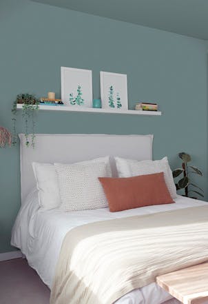 Bedroom painted with a Rough Ride