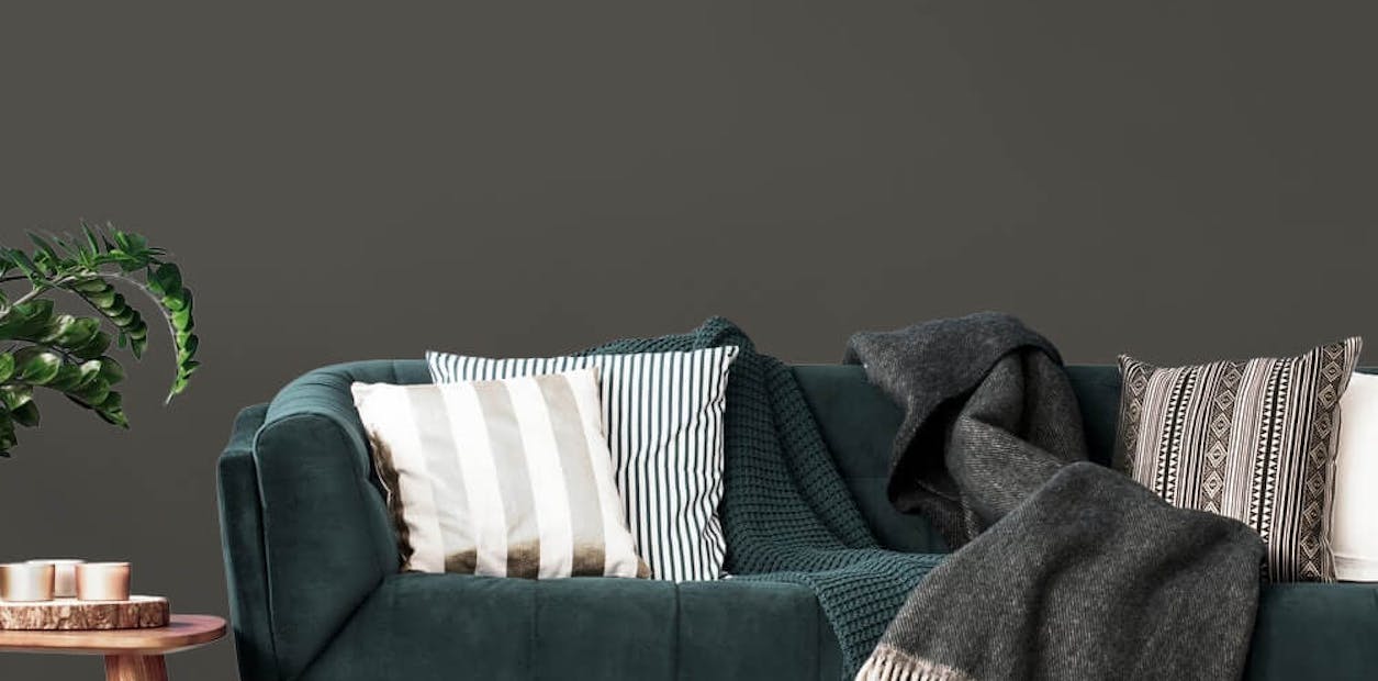 The depth of chocolate brown walls sets it apart from other tones.