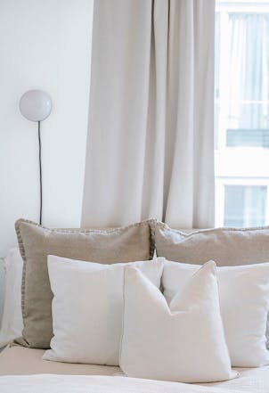 Bedroom painted with Moon Lily