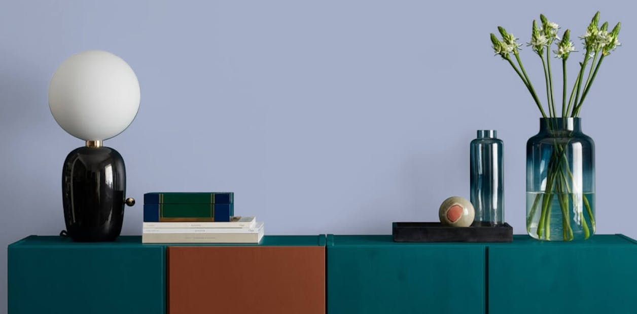 Pastels come in many different shades, working well as purple wall and ceiling paint, in particular.