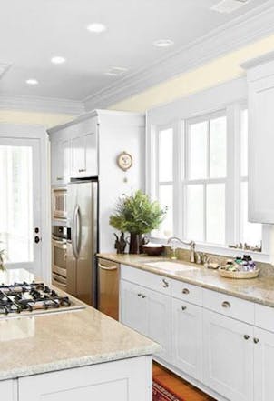 create a warm and welcoming vibe in your kitchen
